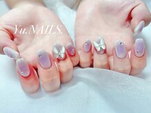 ユーネイルズ 恵比寿(Yu.NAILS.)/蝶々◎バタフライ◎チーク