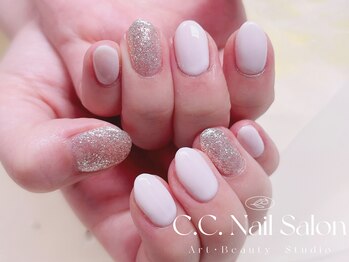 シーシーネイルサロン 池袋(C.C.Nail salon)/バイカラー.