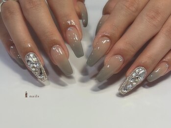 アイネイルズ 四条河原町店(I-nails)/キラキラ埋め尽くしストーン