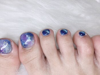 ネイルキュート アンド クールラッシュ 亀有店(nailcute & CoolLash)/天然石風ネイル