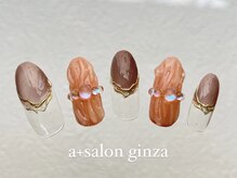 エープラスサロン ギンザ(a+salon ginza)/ドレープネイル