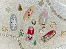 クリスマスネイル