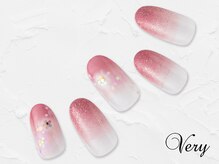 ヴェリー アトレ品川店(Very)/桜グラデーションネイル