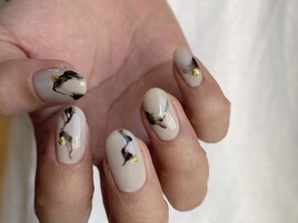 水墨画アートネイル