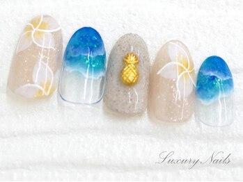 ラグジュアリーネイルズ オオミヤ(Luxury Nails Omiya)/南国*爽やかネイル