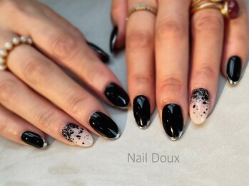 ネイル ドゥ 岡山駅前店(Nail Doux)/クールブラック