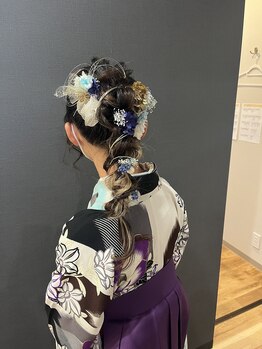 フラミンゴデザイン シー(flamingo design C)/卒業式、ヘアメイク、着付け