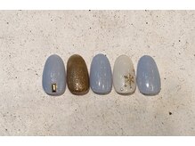 ネイルサロン エムズ(Nail Salon M's)/マグネットと雪の結晶ネイル