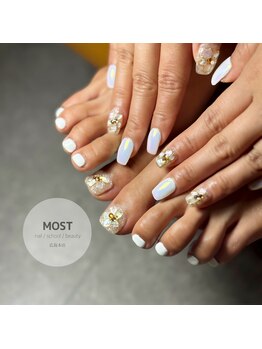 ハンドフットお揃いネイル