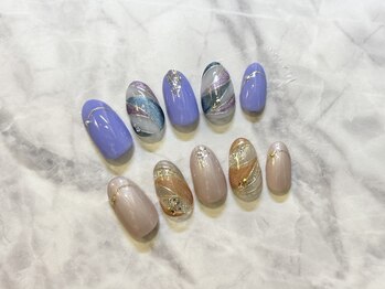 ネイルサロン ブリオン(Nail Salon Bullion)/シャイニーベールネイル