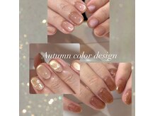 カミナネイル(KAMINA.nail)の雰囲気（【Autumncolor design】マグネットネイル&ワンカラー&ホログラム）