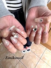 エミコネイル(Emiko nail)/ラメグラ