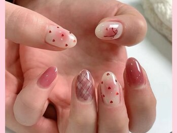 ルミエール ネイル 桜新町(Lumiere Nail)/クリスマス/冬ネイル/ツイード