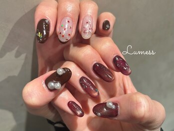 ルメス バイ オルト 津島(Lumess by alt)の写真/【指を長く綺麗に見せたい方に】スラっとした手元の演出に人気★折れにくくモチも◎[津島/ネイル/個室]