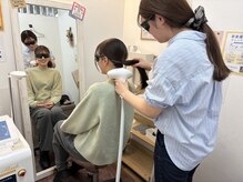 キングスサロン 熊本/2人だと楽しくうなじ背中も