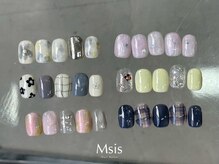 エムシス 阪急伊丹店(Msis)の雰囲気（定額デザイン（¥7,700）ニュアンス（¥8,250）おすすめ♪）