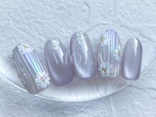 ヴィオラ(VIOLA)/バカラネイル/春/マグネット