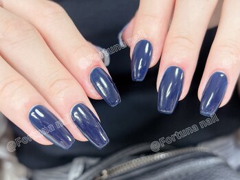 大人紺色ワンカラー