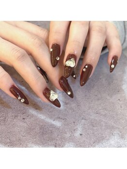 ルミエール 大分市中央町(Lumiere)/こっくりボルドーネイル