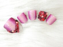 アンジェヴォーグ 名古屋本店(Angevogue)/三角フレンチシンメトリーグラデ