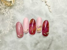 ブリスフルハピネス(Blissful happiness)/定額ネイル（design）春ver.