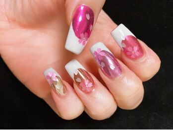 ネイルサロン ミリィー(Nail Salon MiRy)の写真/長い爪にするだけがスカルプじゃない!【MiRy】の高技術×スカルプだからできる繊細Art★オリジナルnailに♪