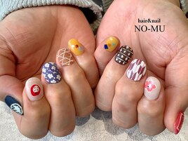和柄ネイル