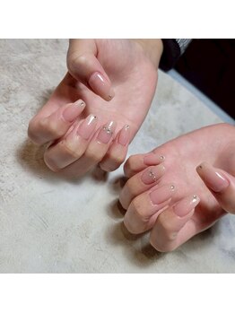 グラムスラム(GLAMSLAM)の写真/”モチ×キレイ”初めての方やオフィスネイルに◎カラーを豊富にご用意♪［パラジェルワンカラー￥6400］