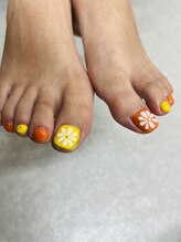 サクラ(SAKURA)/ぷっくりフラワーネイル♪