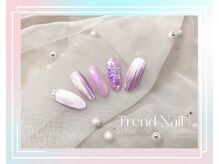 トレンドネイルスタジオ(Trend Nail Studio)/紫っぽいバカラデザイン
