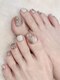 エムトゥービューティー(M2 BEAUTY)の写真/ハンドネイルが出来ない方にもオススメ★足先を綺麗に彩って、お洒落を全力で楽しもう◇定額¥5000～