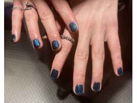 ワンカラー＋マグネットネイル