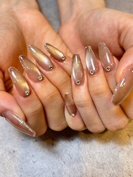 ネイルハウス パームビーチ(nail house PALM BEACH)/上品マグネットネイル