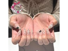 マシェリローズ(Macherie Rose)/ドットデザインネイル♪