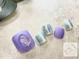 ☆フットミディアムネイル☆#131