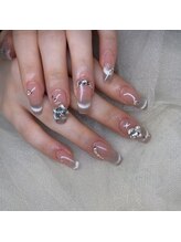 クイーンズビューティーサロン 新宿本店(Queen's beauty salon)/チップ長さ出しアートやり放題