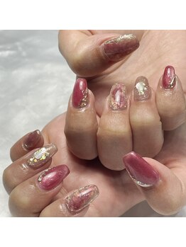 レディスペネイル ノマエ 名駅店(Redispe nail nomae)/pink nuances