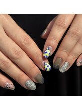 ラブクロム(LOVE CHROME)/夏にぴったり個性派ネイル