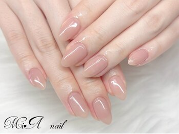 ミアネイル(MiA nail)の写真/【パラジェル標準使用のため追加料金なし！】トラブルなくネイルを楽しめる施術を★丁寧なケアも好評◎