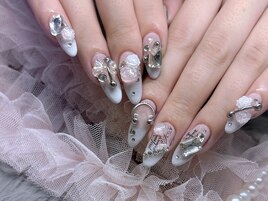 ロザリーコア バラ ピアス