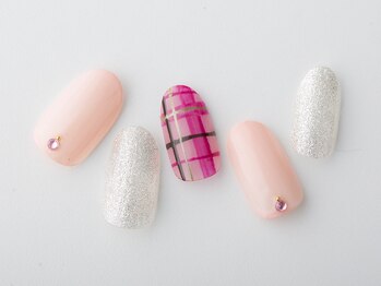 アートラウンジリハナ(Art Lounge Rihana)/チェックネイル♪