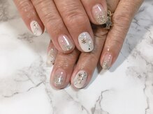 ミーレン ネイルサロン(Miren)/雪の結晶ネイル