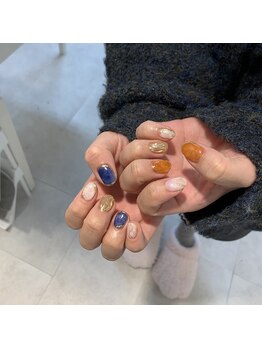 ラボテ(laboT)/青×オレンジ