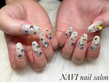 ナビ(NAVI)/宝石ネイル