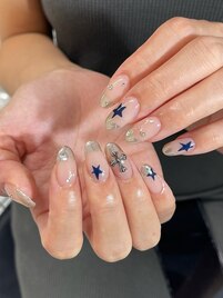ミラーフレンチネイル