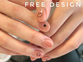 ニコちゃんネイル＊free design