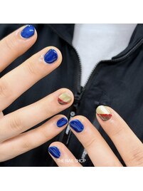 ワンカラー＋ポイントアート