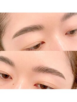 EYE&NAIL YUZUME高岡店【パリジェンヌ/フラットラッシュ】【10/1 NEW OPEN（予定）】 の写真/【ハリウッドブロウリフト】SNSで話題！毛流れを整えて垢抜け眉毛へまつ毛パーマとの同時施術もSETでお得☆