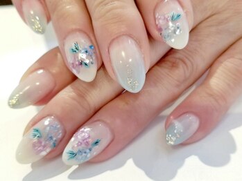 シェルお花アート♪