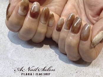 エーネイルサロン プラーカ本店(A-Nail Salon)/　ニュアンスネイル